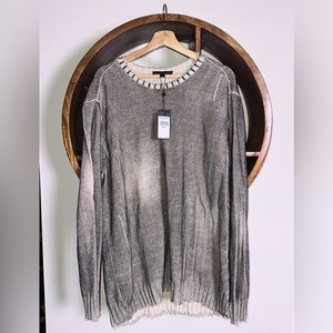 John Varvatos XL destroyed (intentionally) sweater